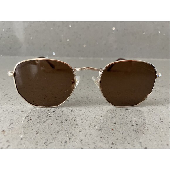 Sojos Sunglasses Hexagonal Mirrored Lens SJ1072C10 SY 51-21-145 Polarized - Picture 1 of 7